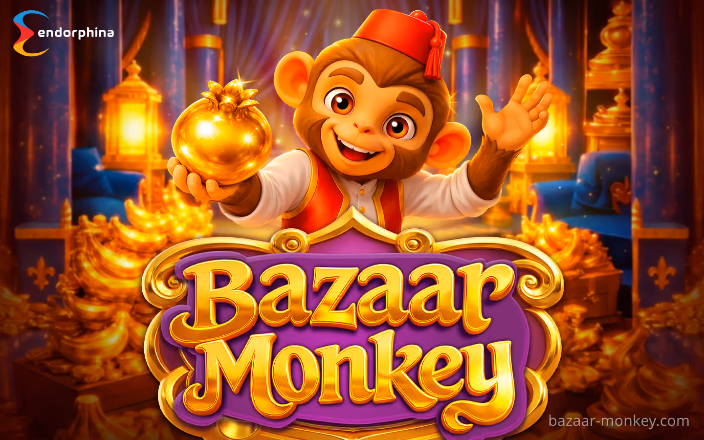 Bazaar Monkey by Endorphina — slot gameplay